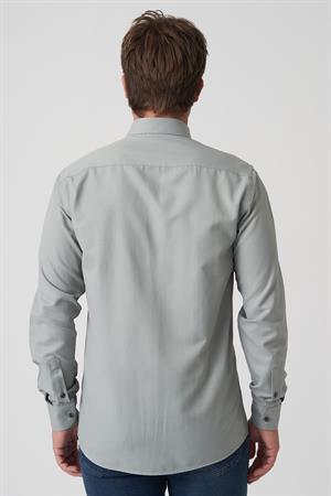 White Stone Barcelos G2514 Slim Fit Gömlek Desenli