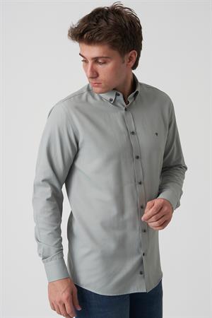 White Stone Barcelos G2514 Slim Fit Gömlek Desenli