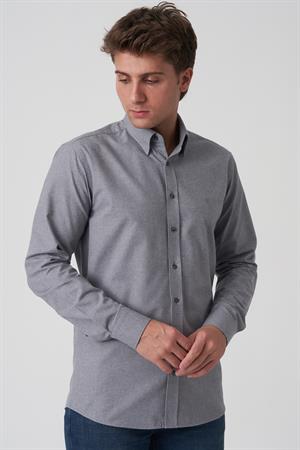 White Stone Cartaxo G2521 Slim Fit Flanel Gömlek Desenli