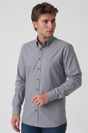 White Stone Cartaxo G2521 Slim Fit Flanel Gömlek Desenli
