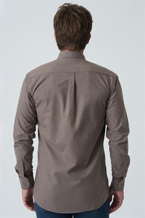 White Stone Costa da Caparica G2525 Slim Fit Flanel Gömlek Desenli