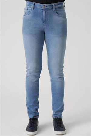 White Stone Cartaxo J2501 Ayla Regular Fit  5 Cep Jean Pantolon A.Mavi