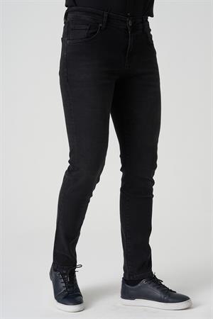 White Stone Cartaxo J2501 Ayla Regular Fit  5 Cep Jean Pantolon Siyah