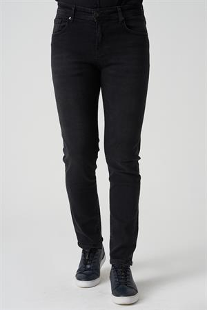 White Stone Cartaxo J2501 Ayla Regular Fit  5 Cep Jean Pantolon Siyah