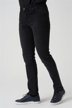 White Stone Cartaxo J2501 Ayla Regular Fit  5 Cep Jean Pantolon Siyah