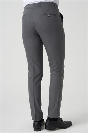 White Stone Albufeira P1024 Slim Fit Kumaş Pantolon Gri 