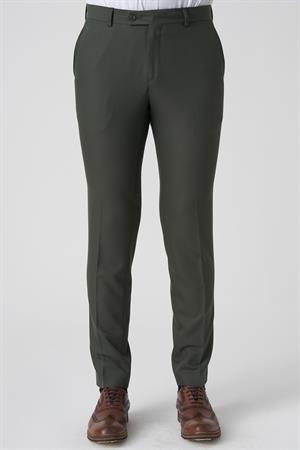 White Stone Alcobaça P1026 Slim Fit Kumaş Pantolon Yeşil