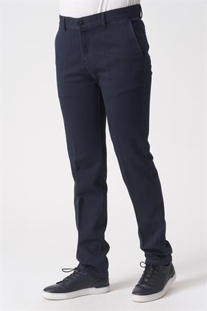 Whitw Stone Brasília P1032 Cosmos  Pamuklu Slim Fit Pantolon Mavi