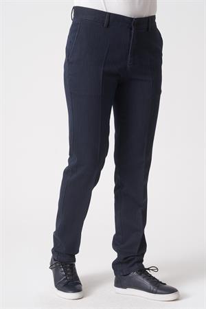 Whitw Stone Brasília P1032 Cosmos  Pamuklu Slim Fit Pantolon Mavi