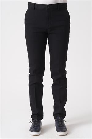 White Stone Salvador P1039 Zümrüt Likralı Pamuklu Slim Fit Chino Pantolon  Siyah