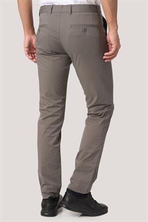 WHİTE STONE  2025-k  P1046 ZAHA GABARDIN KETEN PANTOLON    ANTRASİT