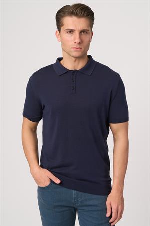 WHİTE STONE  2025-Y  25251 POLA YAKA DÜG.BASIC  TSHIRT    LACİ