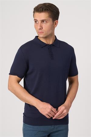 WHİTE STONE  2025-Y  25251 POLA YAKA DÜG.BASIC  TSHIRT    LACİ