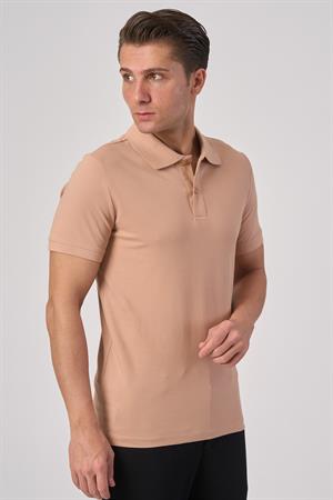 WHİTE STONE  2025-Y  2570-Y POLA YAKA TSHIRT  SOMON