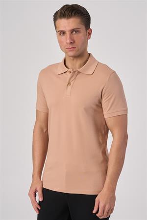 WHİTE STONE  2025-Y  2570-Y POLA YAKA TSHIRT  SOMON