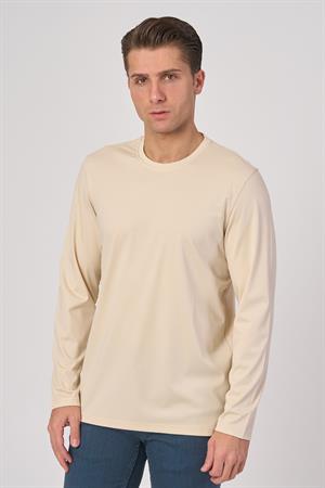 WHİTE STONE  2025-Y  3024 BASIC UZUNKOL TSIRT    BEJ