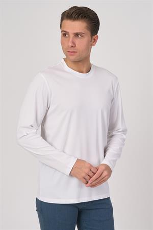 WHİTE STONE  2025-Y  3024 BASIC UZUNKOL TSIRT    BEYAZ