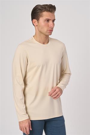 WHİTE STONE  2025-Y  3024 BASIC UZUNKOL TSIRT    BEJ