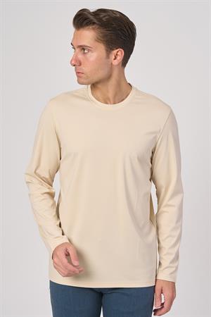 WHİTE STONE  2025-Y  3024 BASIC UZUNKOL TSIRT    BEJ