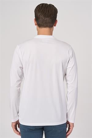 WHİTE STONE  2025-Y  3024 BASIC UZUNKOL TSIRT    BEYAZ