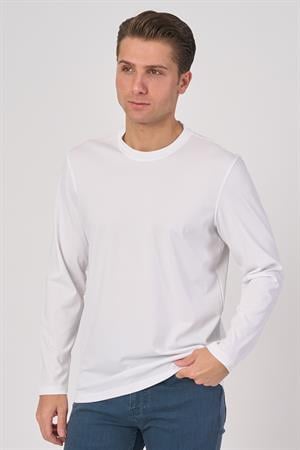 WHİTE STONE  2025-Y  3024 BASIC UZUNKOL TSIRT    BEYAZ