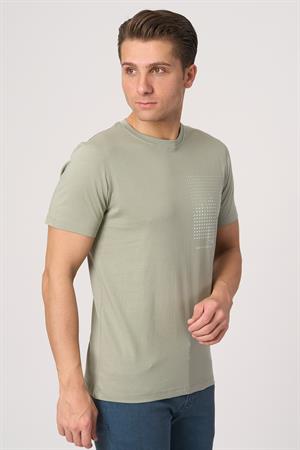 WHİTE STONE  2025-Y  3076  BİSİKLET YAKA TSHIRT    ÇAĞLA