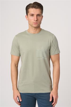 WHİTE STONE  2025-Y  3076  BİSİKLET YAKA TSHIRT    ÇAĞLA