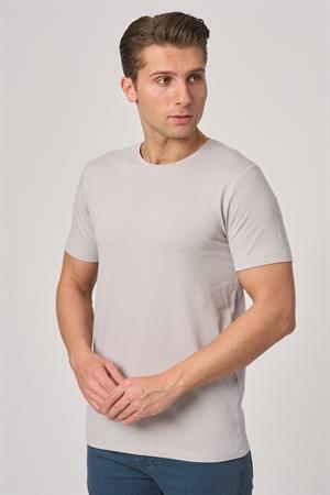 WHİTE STONE  2025-Y  3155  BİSİKLET YAKA TSHIRT    TAŞ