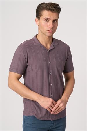 WHİTE STONE  2025-Y  3176-G GÖMLEK- TSHIRT    MOR