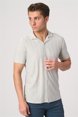 WHİTE STONE  2025-Y  3176-G GÖMLEK- TSHIRT    GRİ