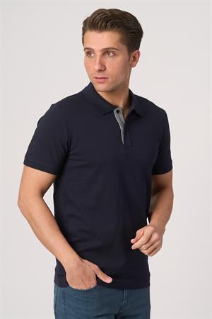 WHİTE STONE  2025-Y  3225-Y POLA YAKA TSHIRT    LACİ