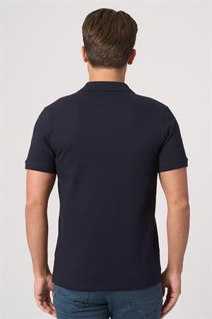 WHİTE STONE  2025-Y  3225-Y POLA YAKA TSHIRT    LACİ