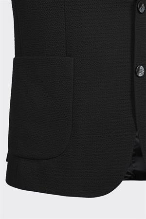 Siyah Casual Slim Fit Bi-Stretch Ceket