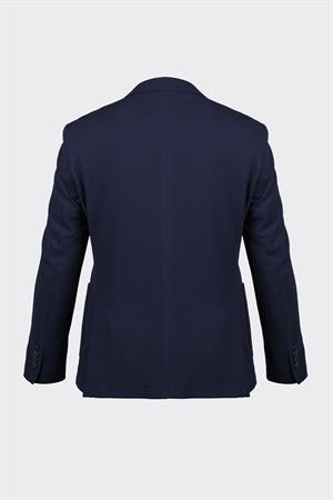 Lacivert Casual Slim Fit Bi-Stretch Ceket