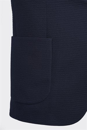 Lacivert Casual Slim Fit Bi-Stretch Ceket