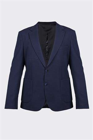 Lacivert Casual Slim Fit Bi-Stretch Ceket