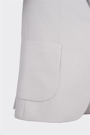 Gri Casual Slim Fit Bi-Stretch Ceket