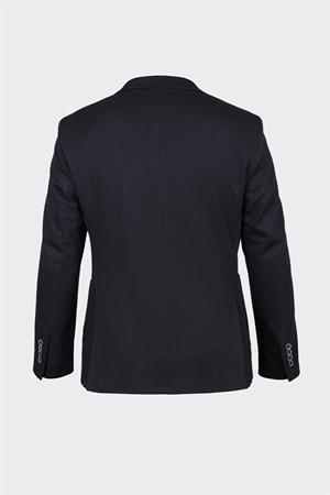 Koyu Lacivert Casual Slim Fit Bi-Stretch Ceket