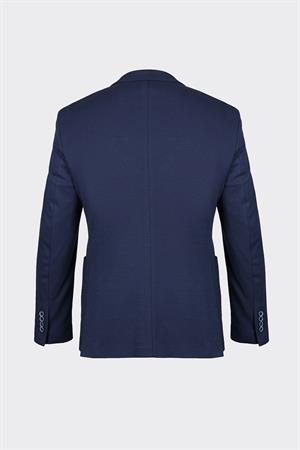 Lacivert Casual Slim Fit Bi-Stretch Ceket
