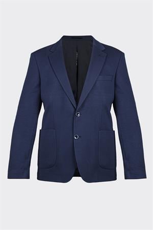 Lacivert Casual Slim Fit Bi-Stretch Ceket