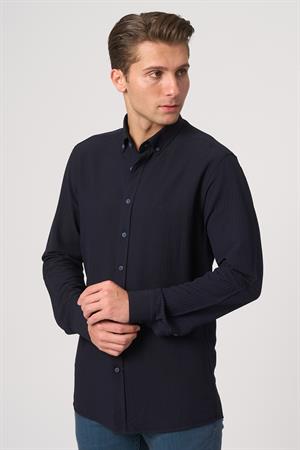 WHİTE STONE  2025-Y  G2533 GOFRE GÖMLEK    LACİ