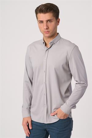 WHİTE STONE  2025-Y  G3023-1   GÖMLEK    GRİ