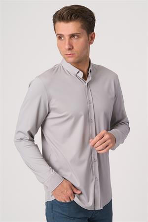 WHİTE STONE  2025-Y  G3023-1   GÖMLEK    GRİ