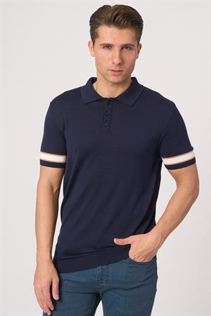 WHİTE STONE  2025-Y  LM1  P.YAKA DÜĞMELİ  TSHIRT    LACİ