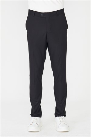 Siyah Modern Kesim Kumaş Pantolon