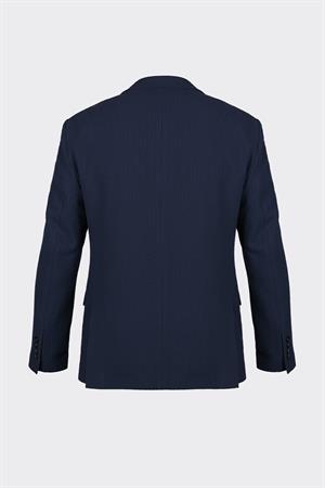 Lacivert Kapak Cepli Smart Casual Ceket