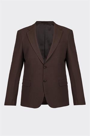 Kahverengi Kapak Cepli Smart Casual Ceket