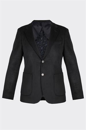 Siyah Kadife Fitilli Casual Premium Ceket