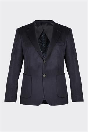 Lacivert Kadife Fitilli Casual Premium Ceket