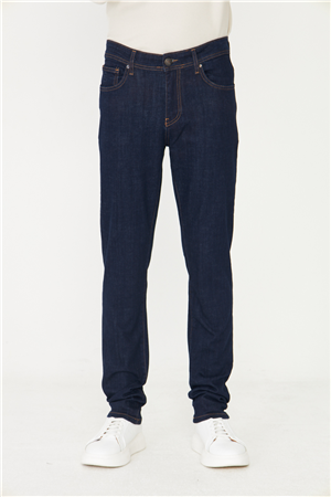 Lacivert Klasik Denim Erkek Jean Pantolon